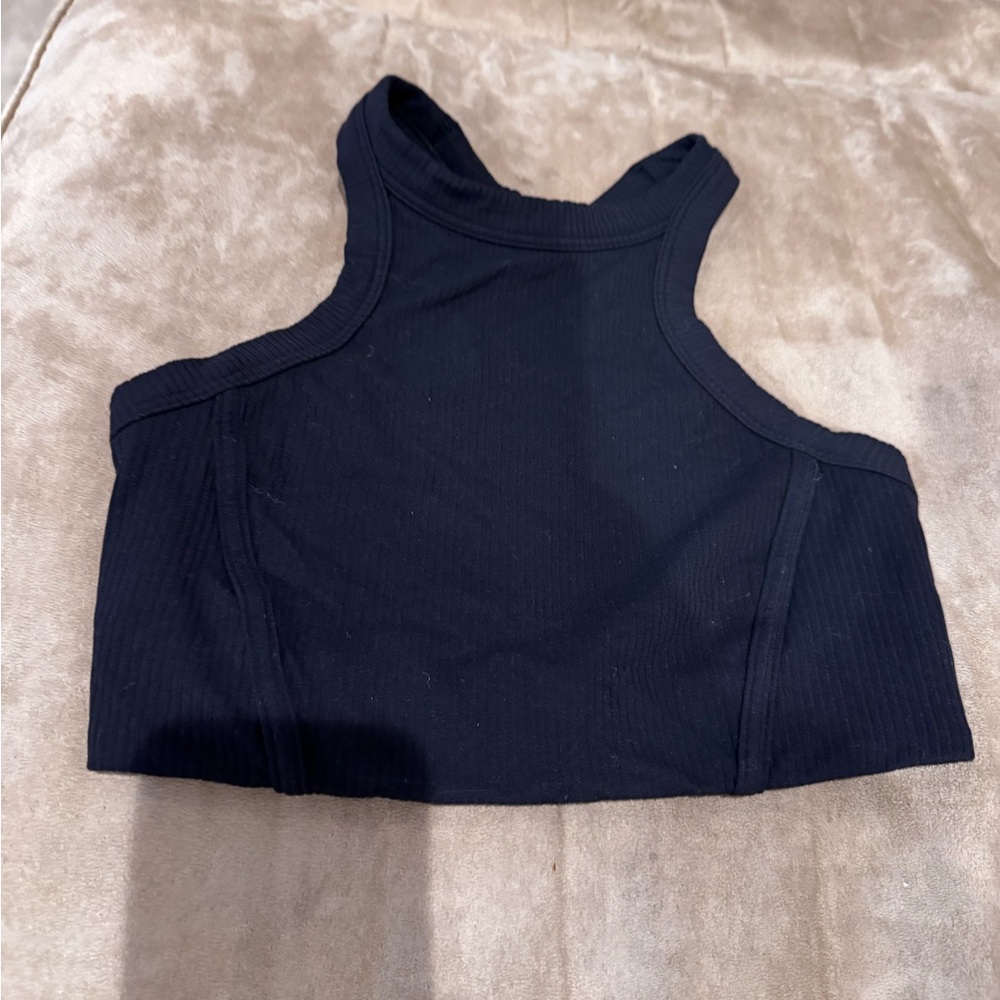 lululemon athletica Black Crop Top